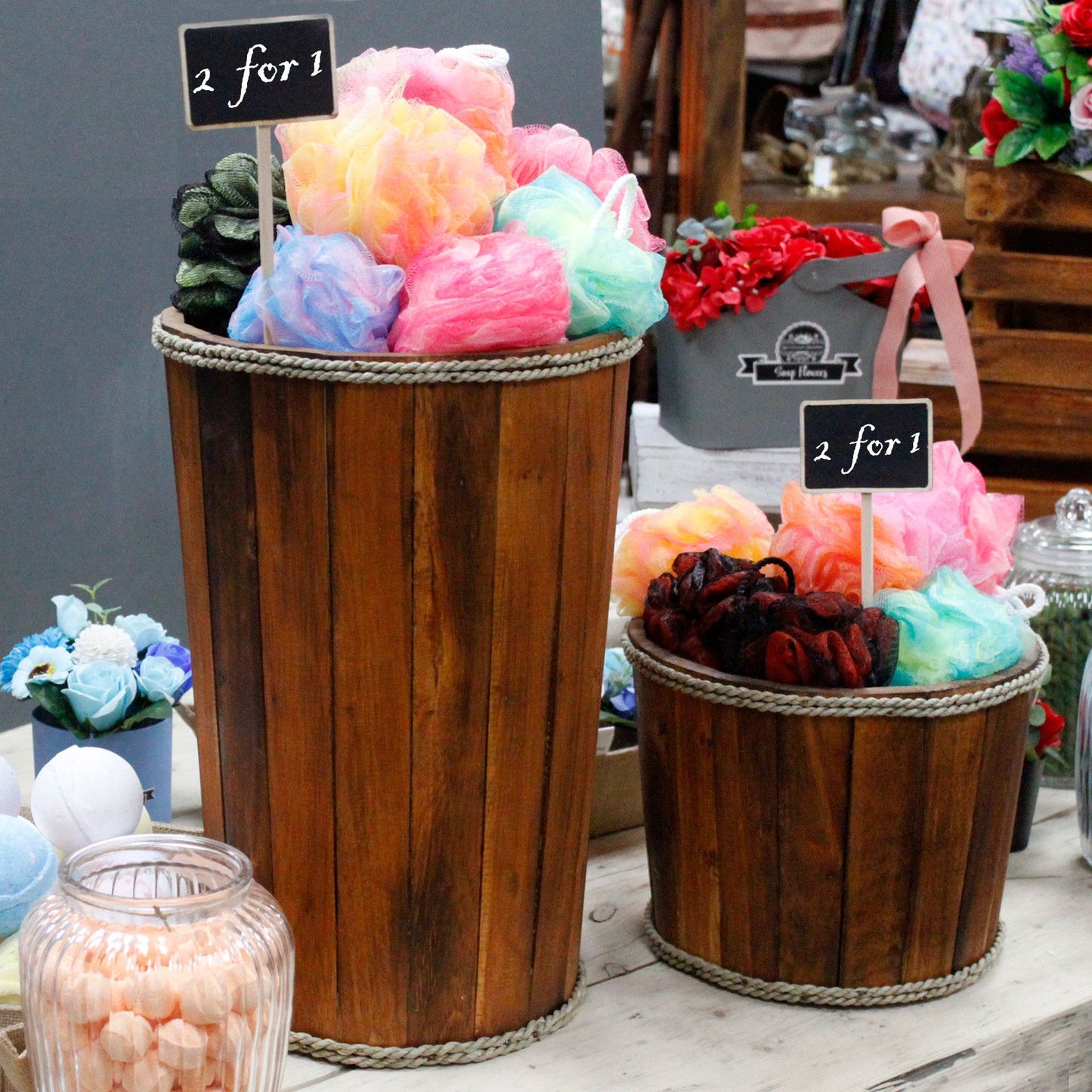 Kleine Nautische Ausstelltasse Braun 21x29cm