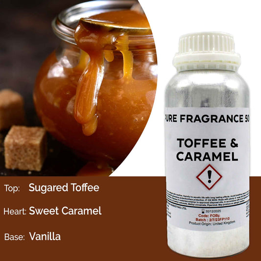 Toffee und Karamell Reine Duftöl 500ml