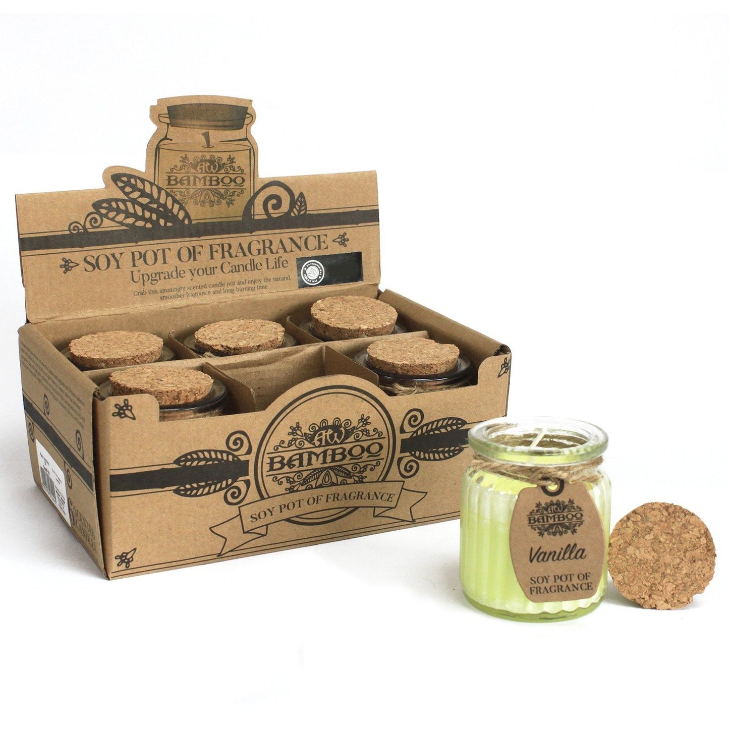 Vanille Soja Duftkerze im Topf