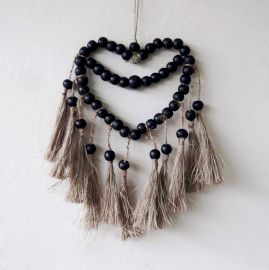 Großes Perlen Herz Mobile 33x23cm