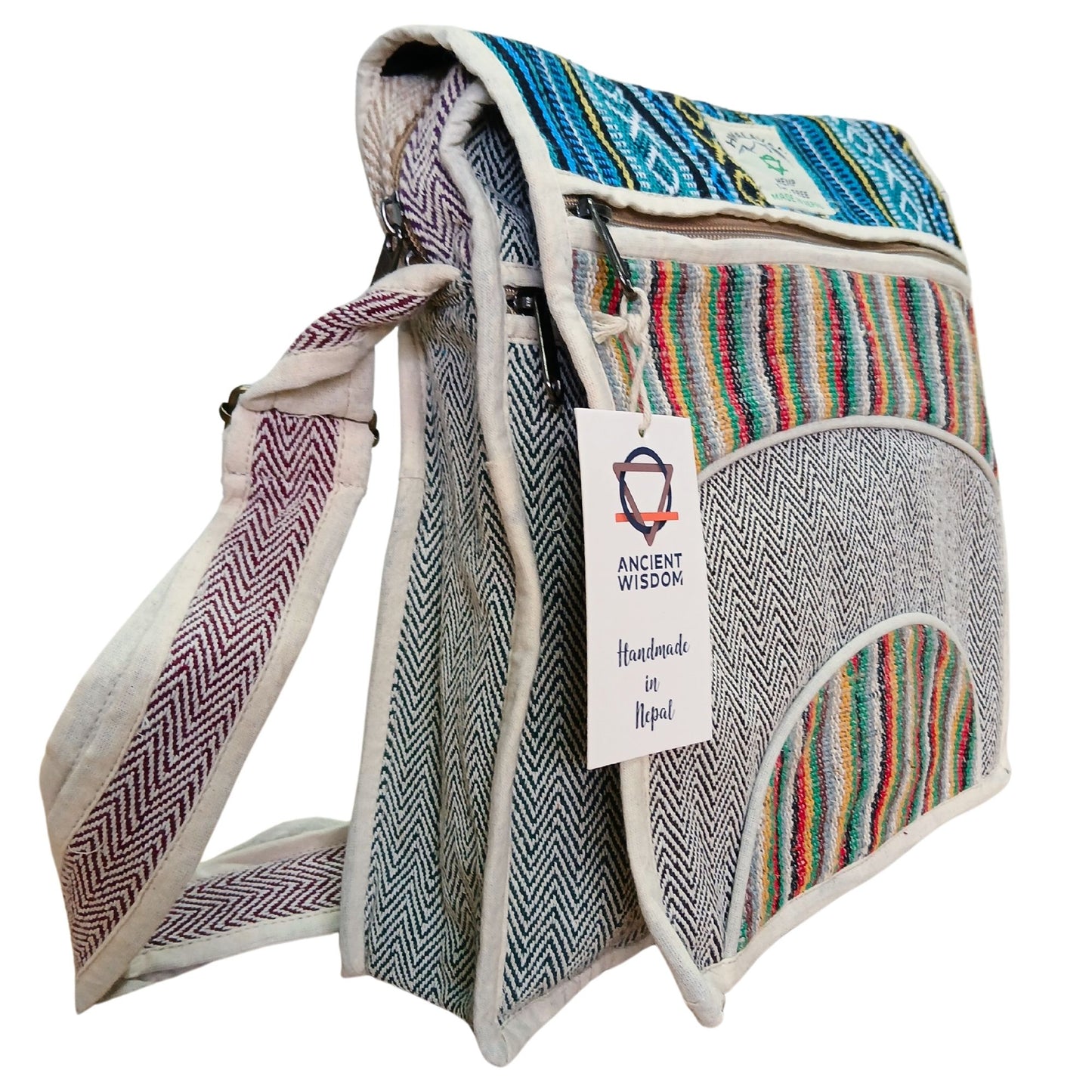 Hanf Laptop Messenger Bag - Kurven