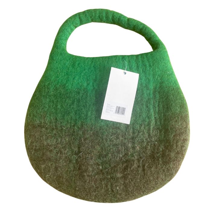 Wasser Filz Bienen Tasche - Ein Griff Mit Magnet - Garten Grün