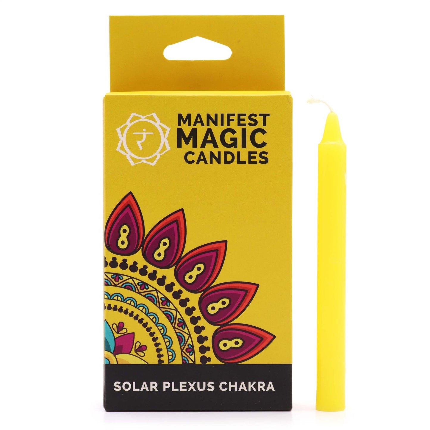 Manifestiere Magie Kerzen Gelb Packung Mit 12 Solarplexus Chakra
