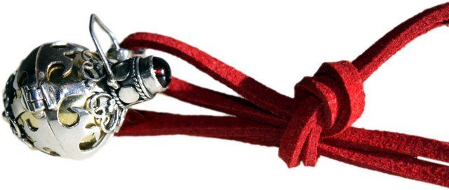 Silberner Engel Glocke Magisch 18mm