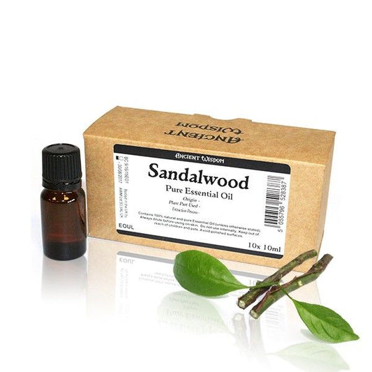 10x 10ml Sandelholz Amayris Ätherisches Öl Unbeschriftet