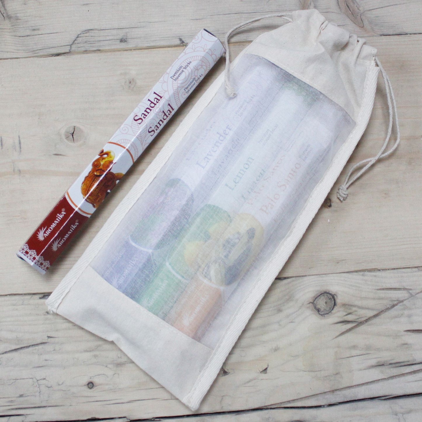 Langer Baumwollfensterbeutel 35x15cm