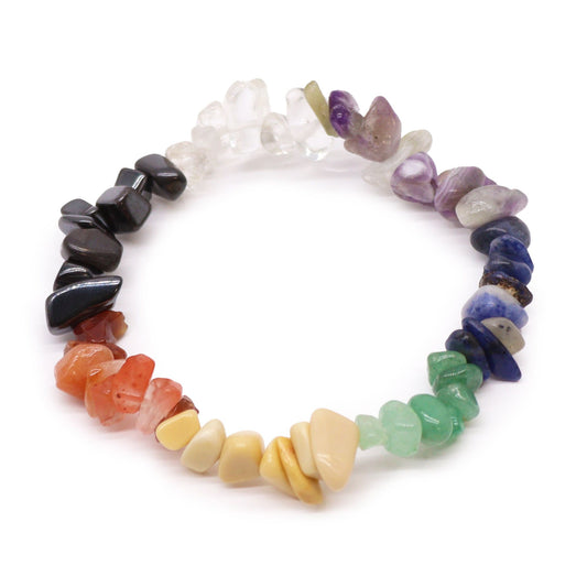Chipstone Armband - Chakra Steine