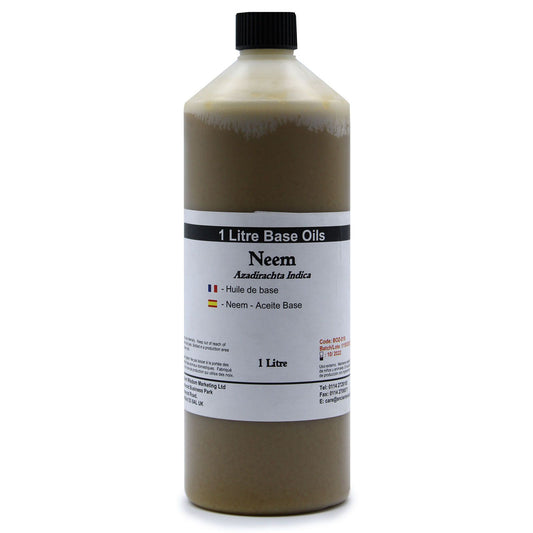 Neem Öl - 1 Liter 100 Prozent Natürliches Basisöl