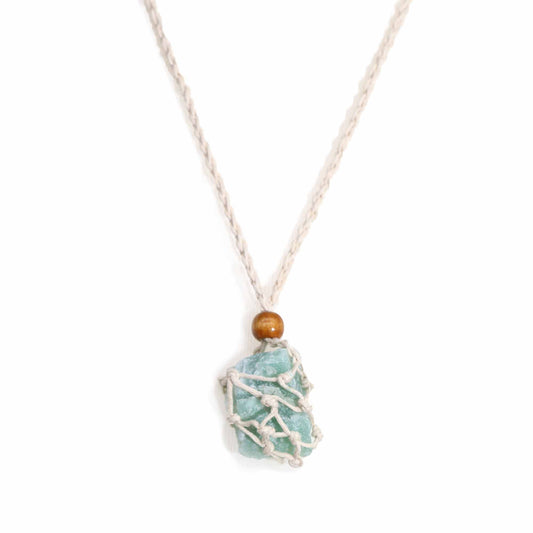 Kristall Edelstein Halskette 45cm 18 Zoll Natur