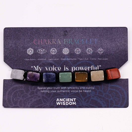 Chakra Schnurarmbänder - Trommelsteine