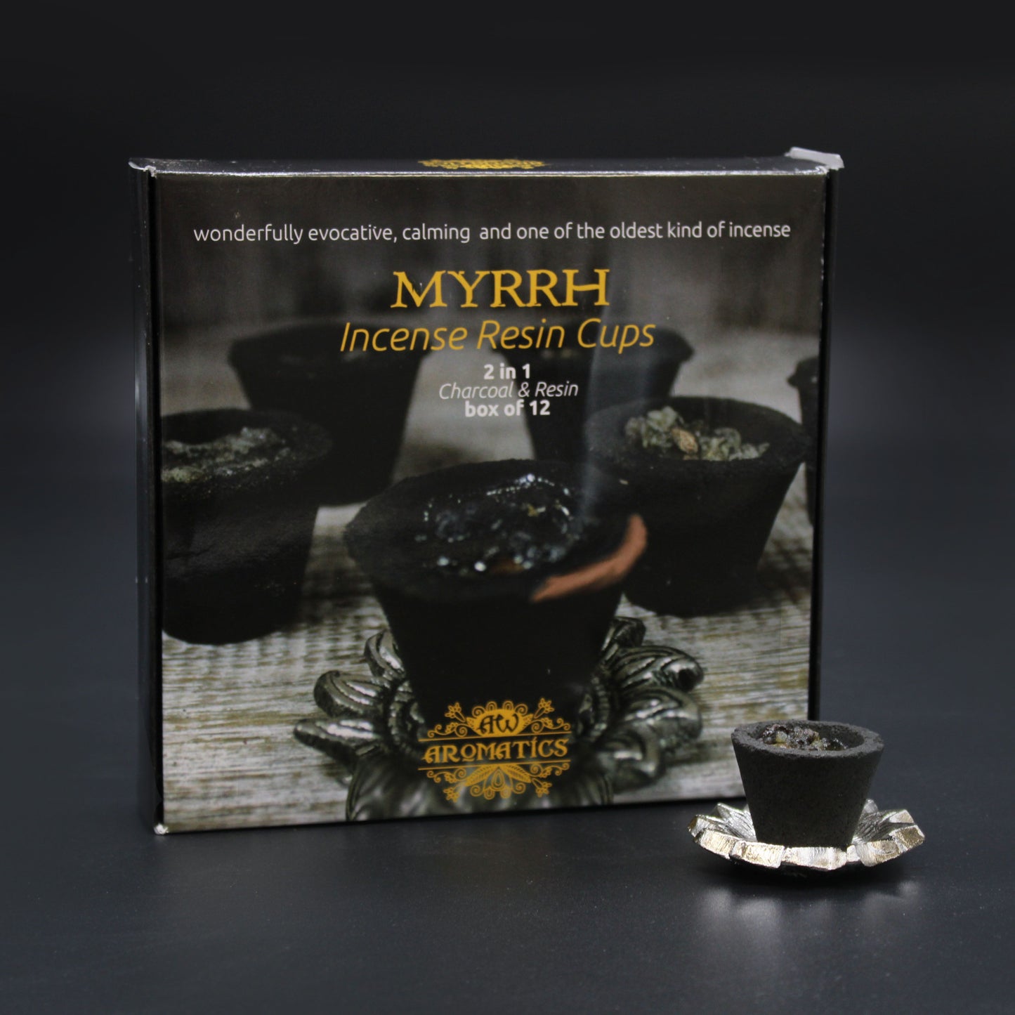 Box Mit 12 Harzbechern - Myrrhe