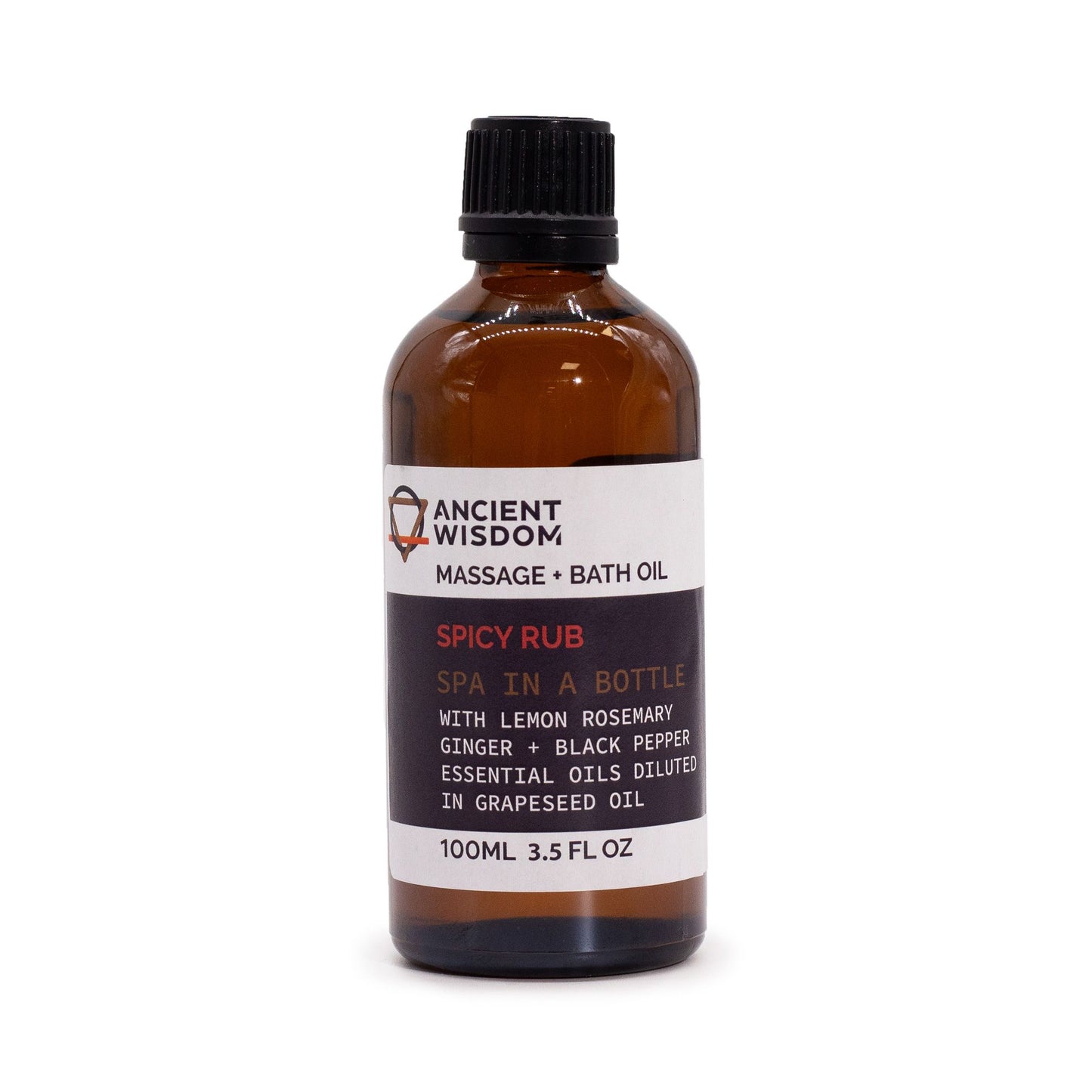 Würziges Massageöl Mit Traubenkernöl 100ml