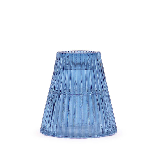 Set von 2 Umkehrbaren Dinner Kerzen Teelichthaltern in Royalblau