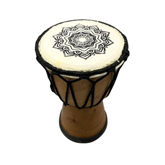 Handgefertigte Djembe Trommel Mit Breitem Kopf 15cm