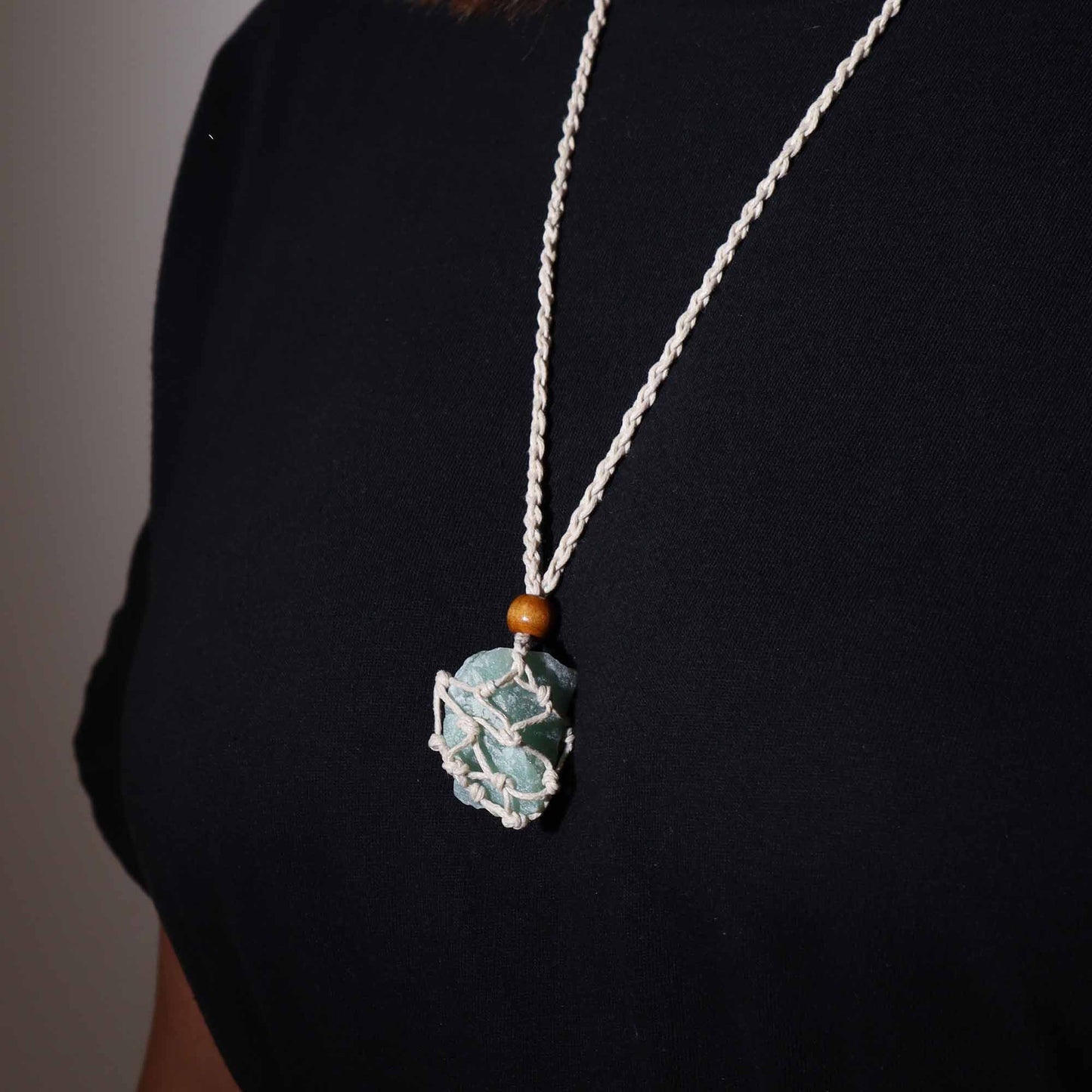 Kristall Edelstein Halskette 45cm 18 Zoll Natur