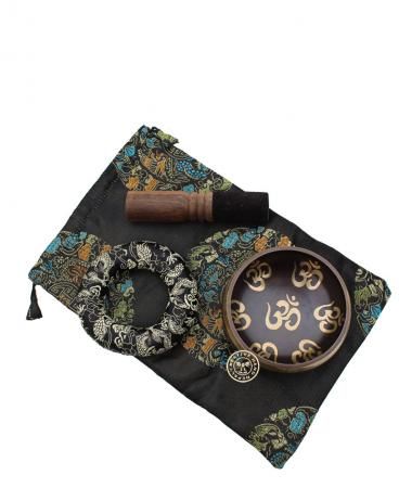 Yoga Om Klangschalen Set