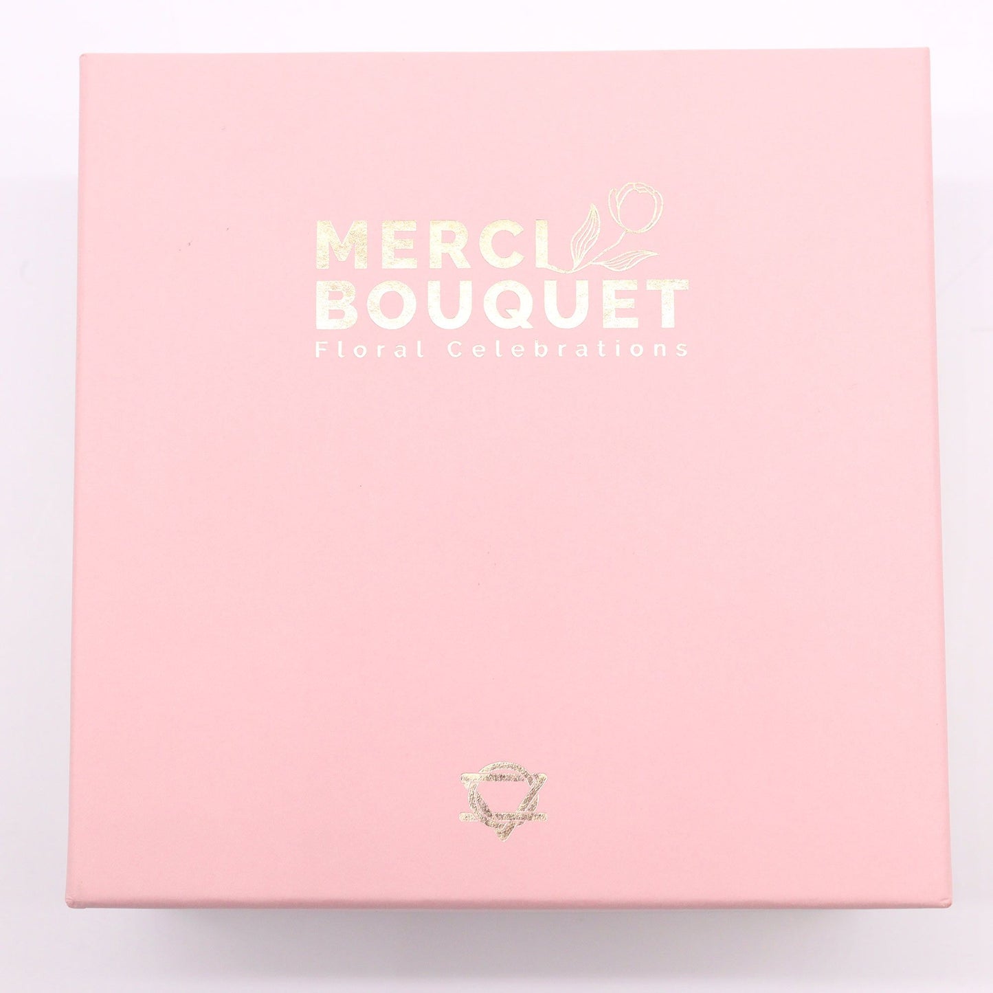 Quadratische Box - Babygaben - Rosa