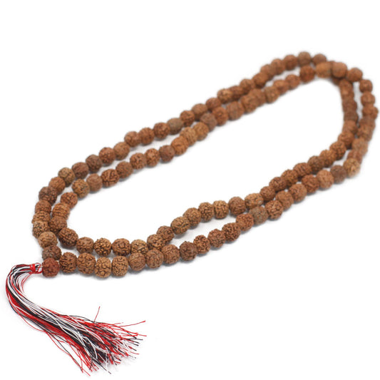 108 Rudraksha Mala Natürlich