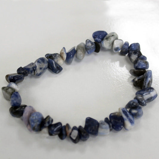 Chipsstein Armband - Sodalith