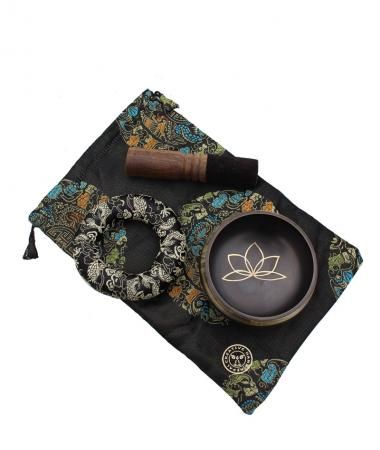Lotusblüten Klangschalen Set