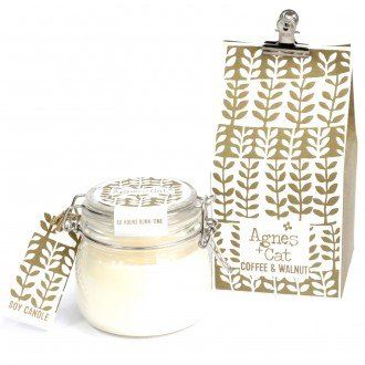 Kilner Glas Kerze Kaffee Und Walnuss