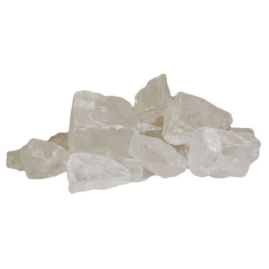Sack Mit Weißen Kristallchunks 1KG Groß