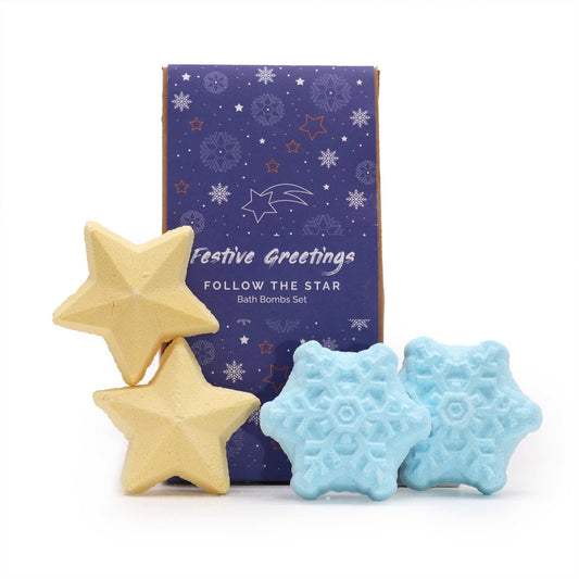 Folge Dem Stern Weihnachten Badekugel Geschenkset