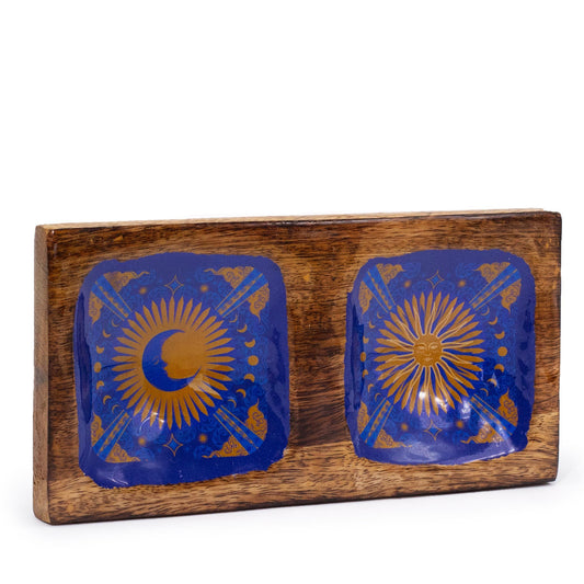 Doppelter Schmucktablett 20x10x2.5cm - Hopfen Hase