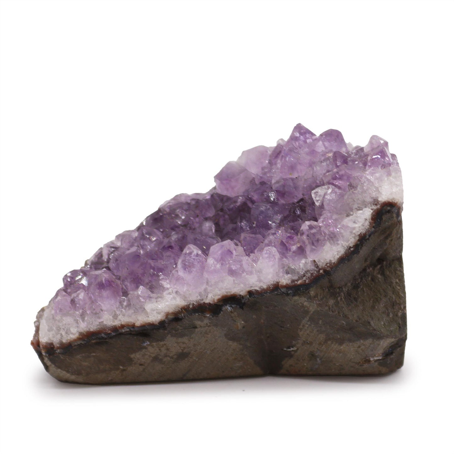 Mittleres Natürliches Hochwertiges Amethyst Stehendes Cluster 350-450 Gramm 7.5-10 cm