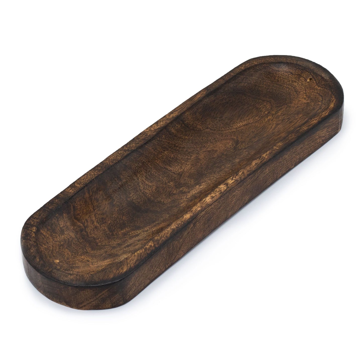 Große Räuchergefäßplatte 30x10cm - Klassisches Mangoholz