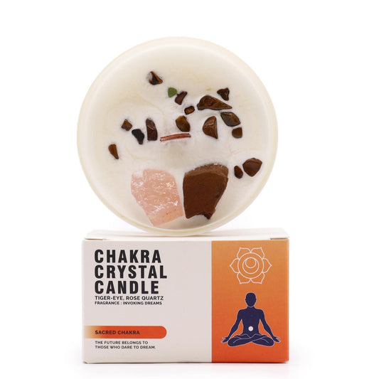 Chakra Kristallkerzen - Heilige Chakra