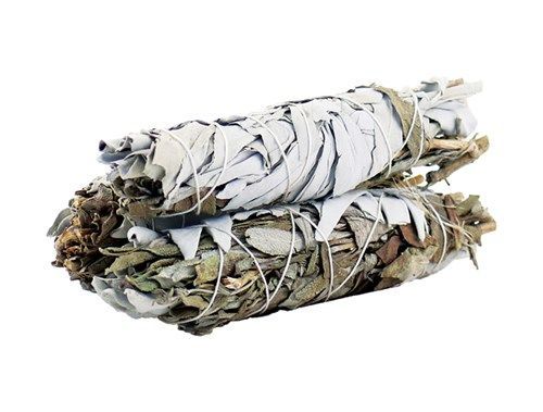 Weißer Salbei und Schwarzer Salbei Smudge Stick 10 cm