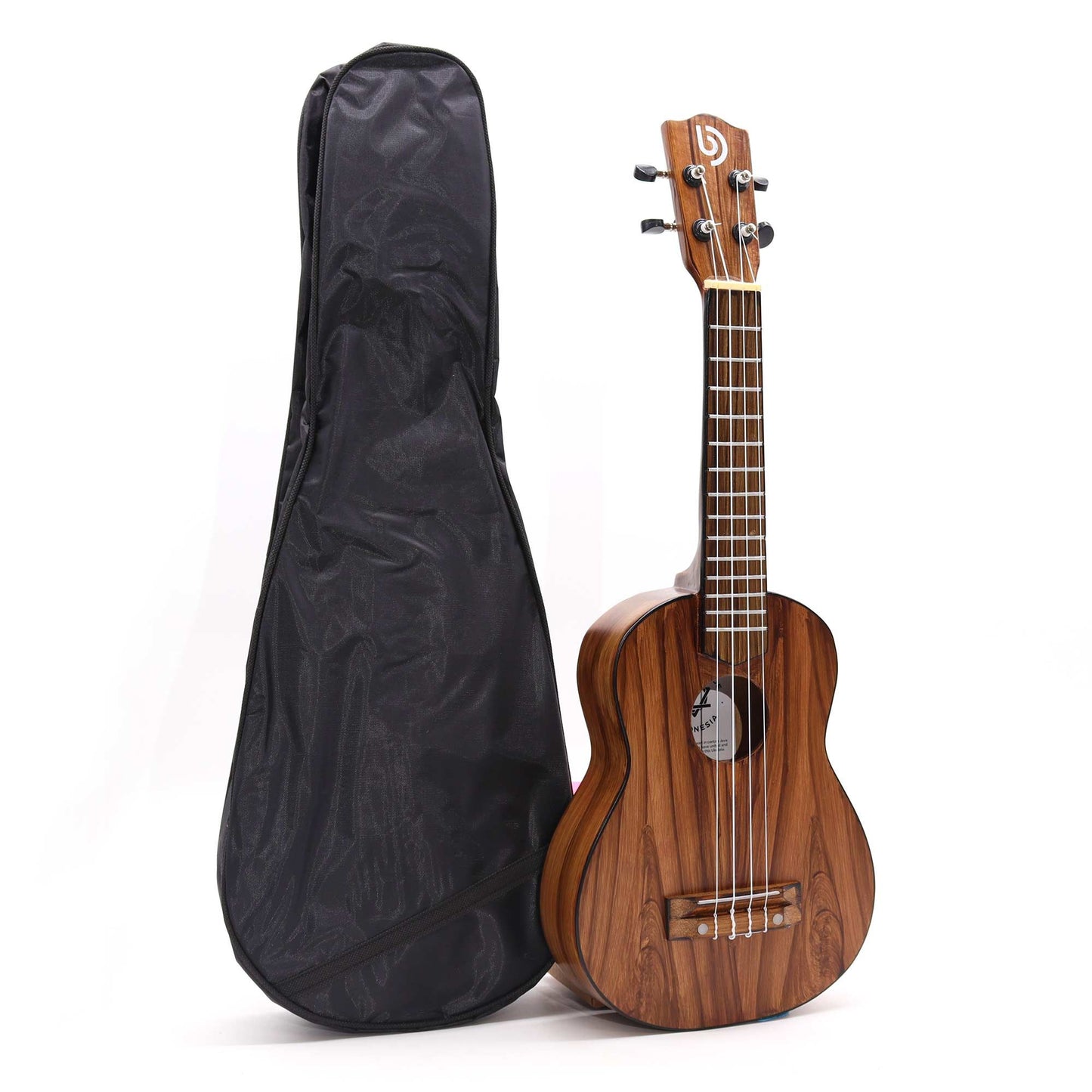 Handgefertigte Ukulele - Klassisches Naturfinish mit 4 Saiten