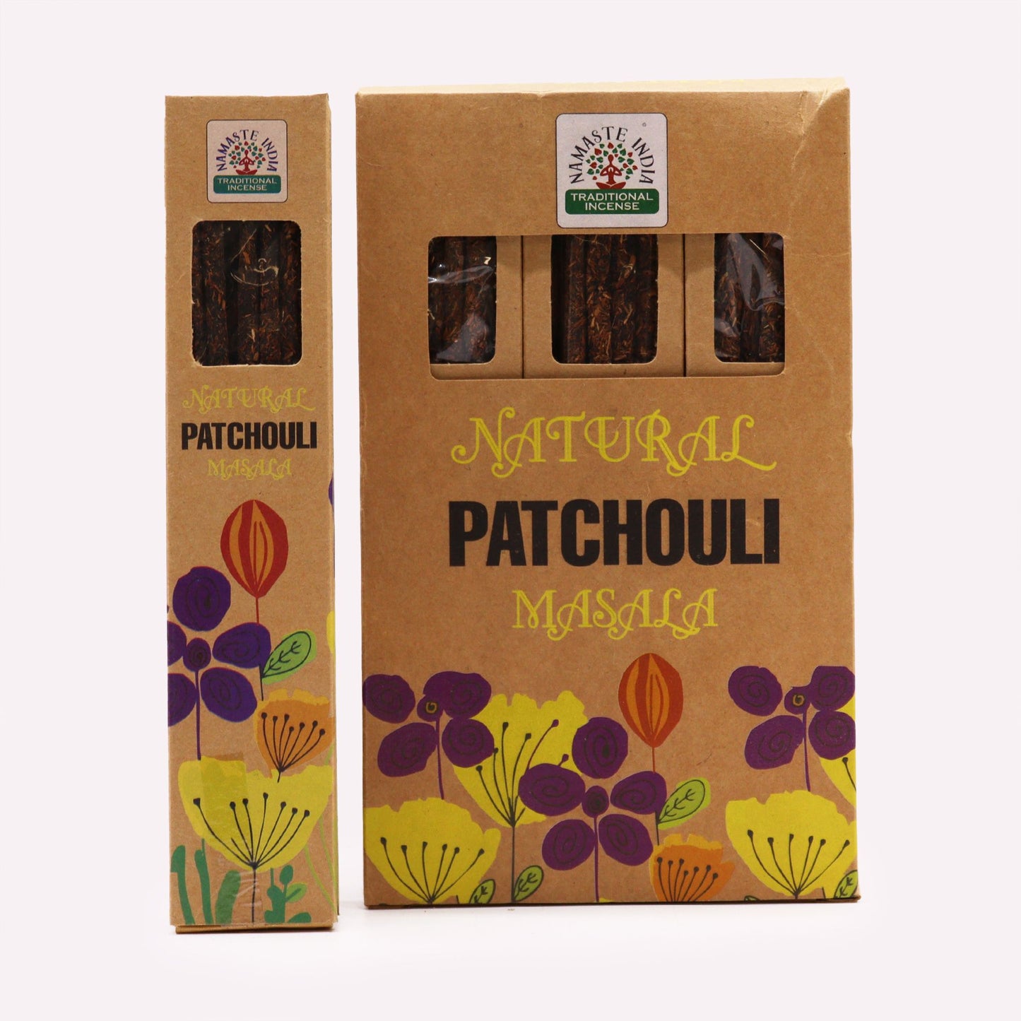 Natürlicher Botanischer Masala Räucherstäbchen Patchouli