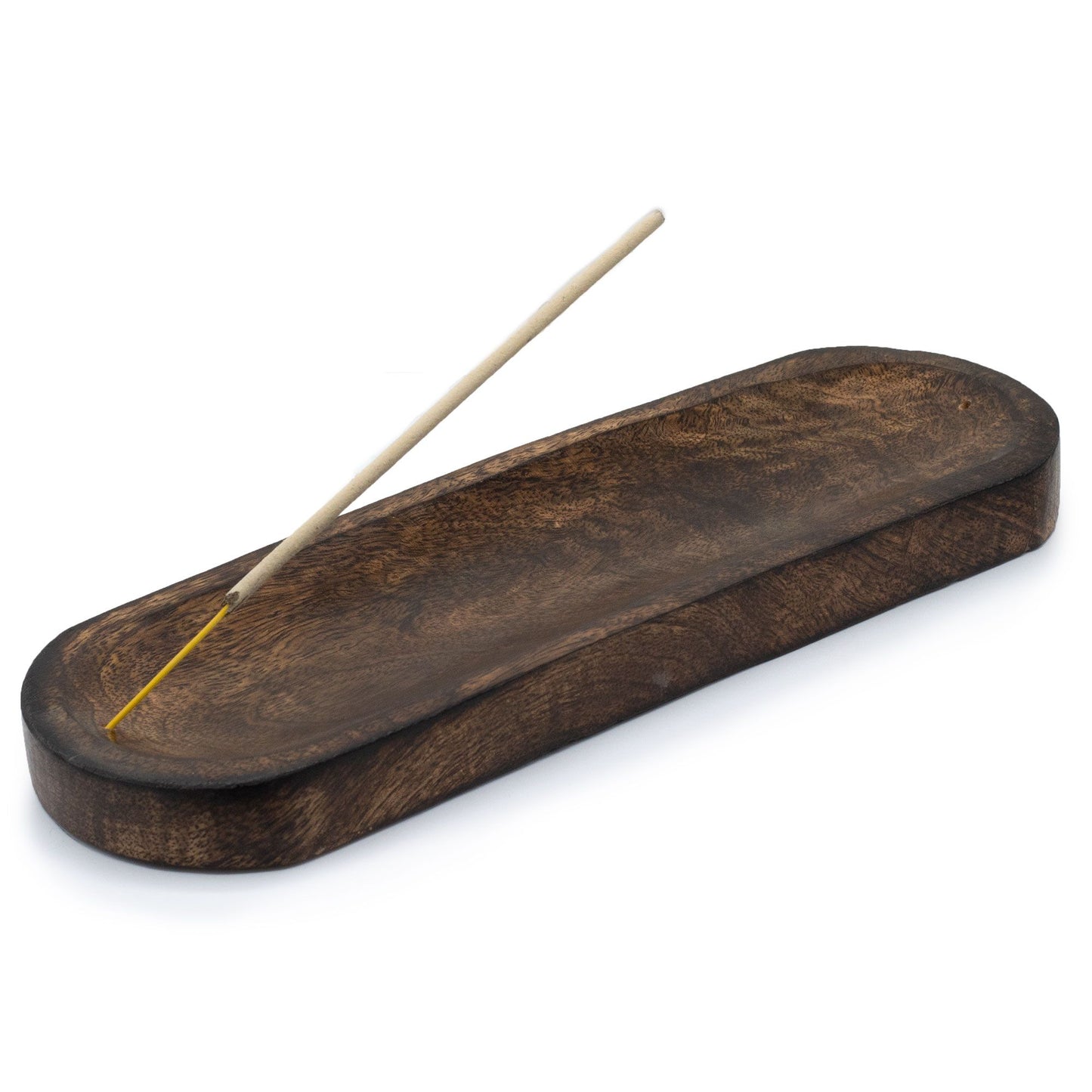 Große Räuchergefäßplatte 30x10cm - Klassisches Mangoholz