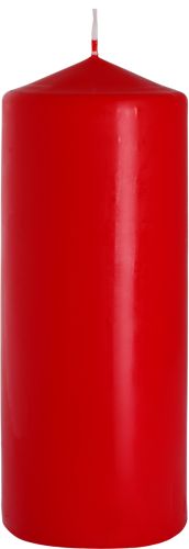 Einfache Säulenkerze 80x200mm Rot
