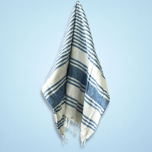 Hammam Spa Handtuch Ocean Blau 90x170cm