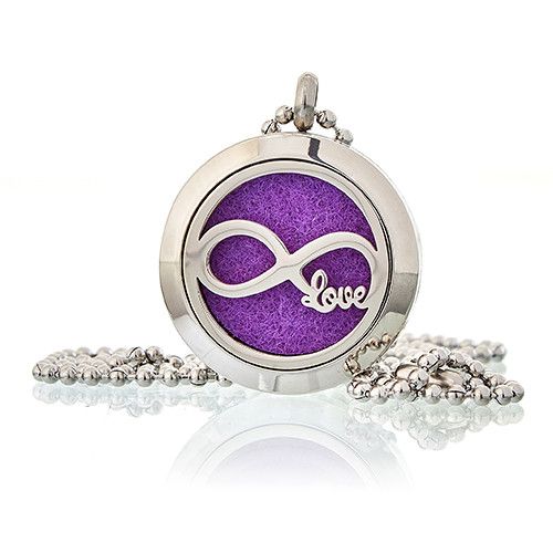 Aromatherapie Schmuck Halskette Unendliche Liebe 25mm
