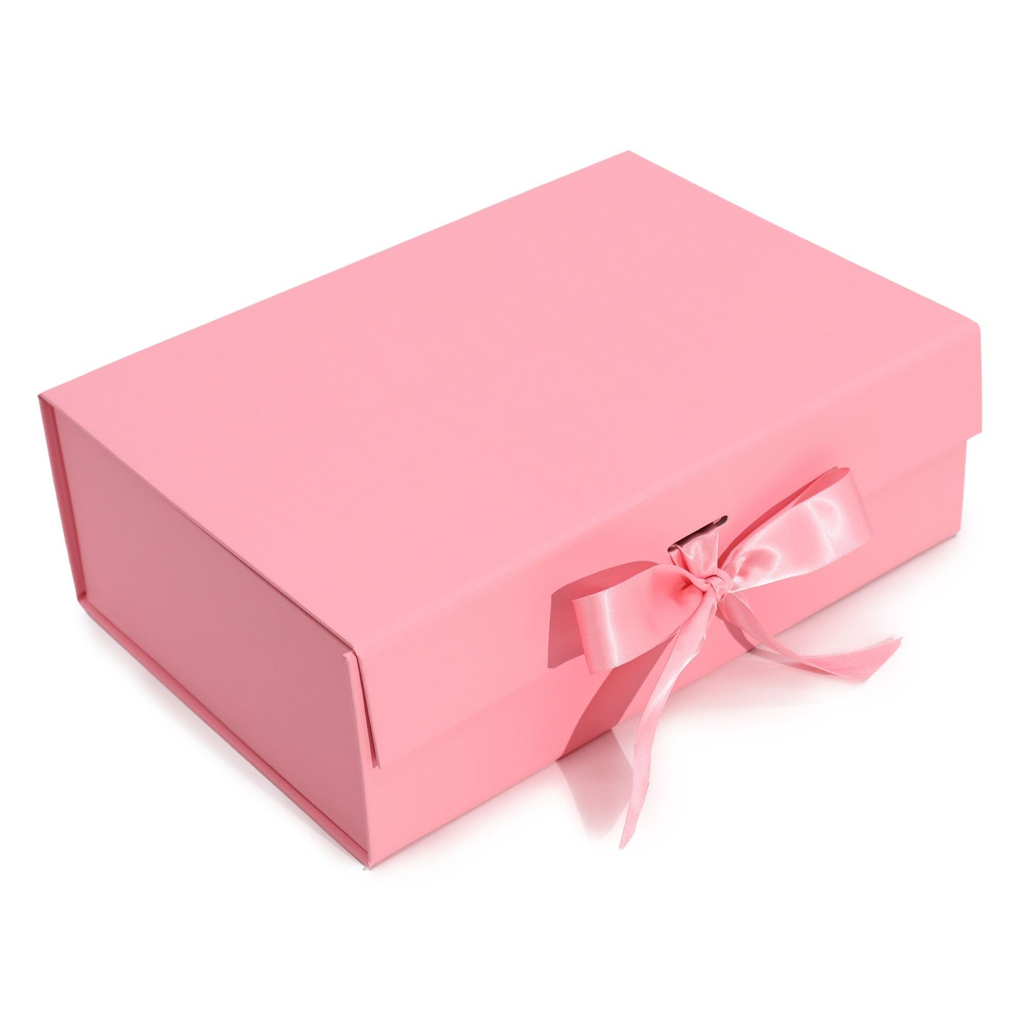 Große Flache Geschenkbox Rosa 28,2x20,2x9,2cm