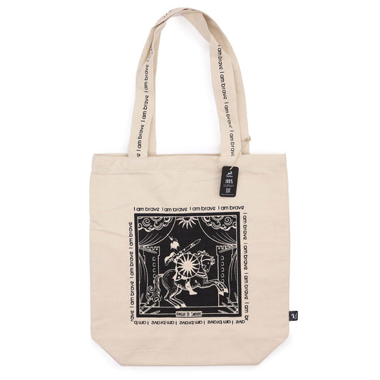 Hop Hare Tragetasche I Am Brave 10oz Baumwollcanvas