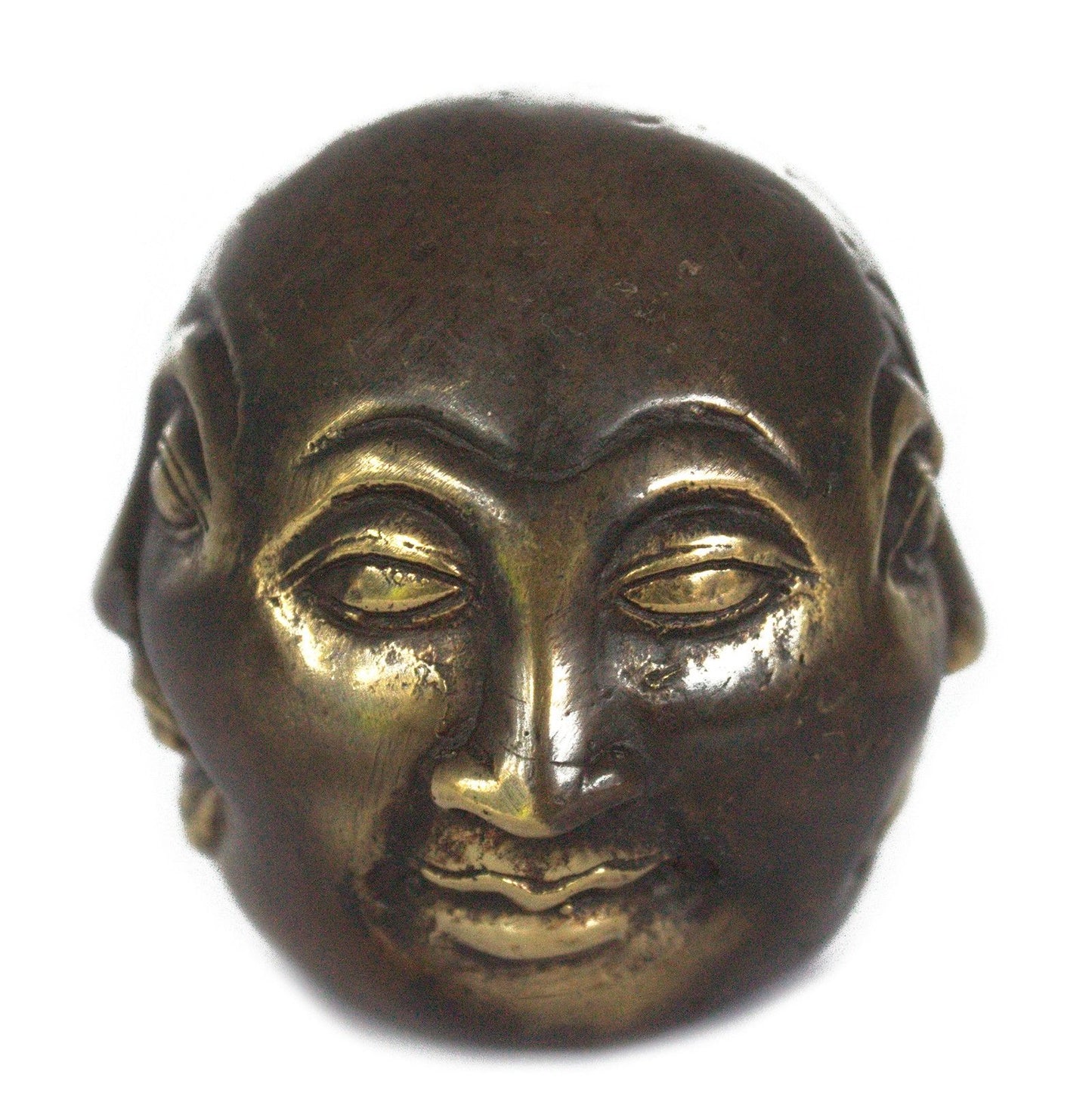 Fengshui Vier Gesichter Buddha 6cm aus Messing