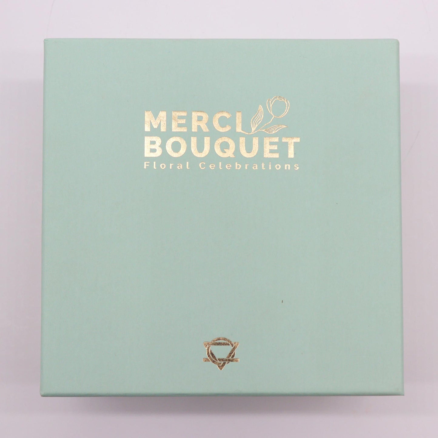 Quadratische Box - Frühlingsfeierlichkeiten - Gelb und Grün