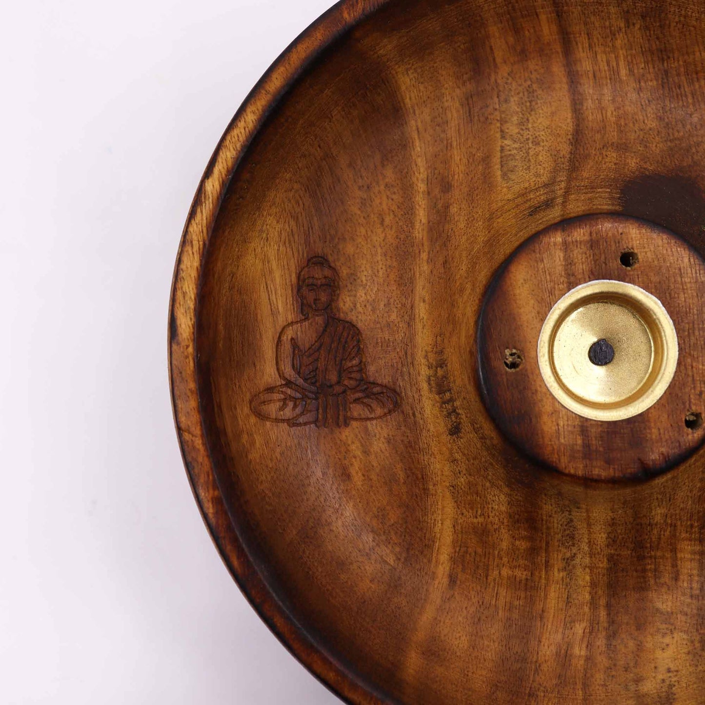 Räucherstäbchen und Kegelbrenner Disc Buddha