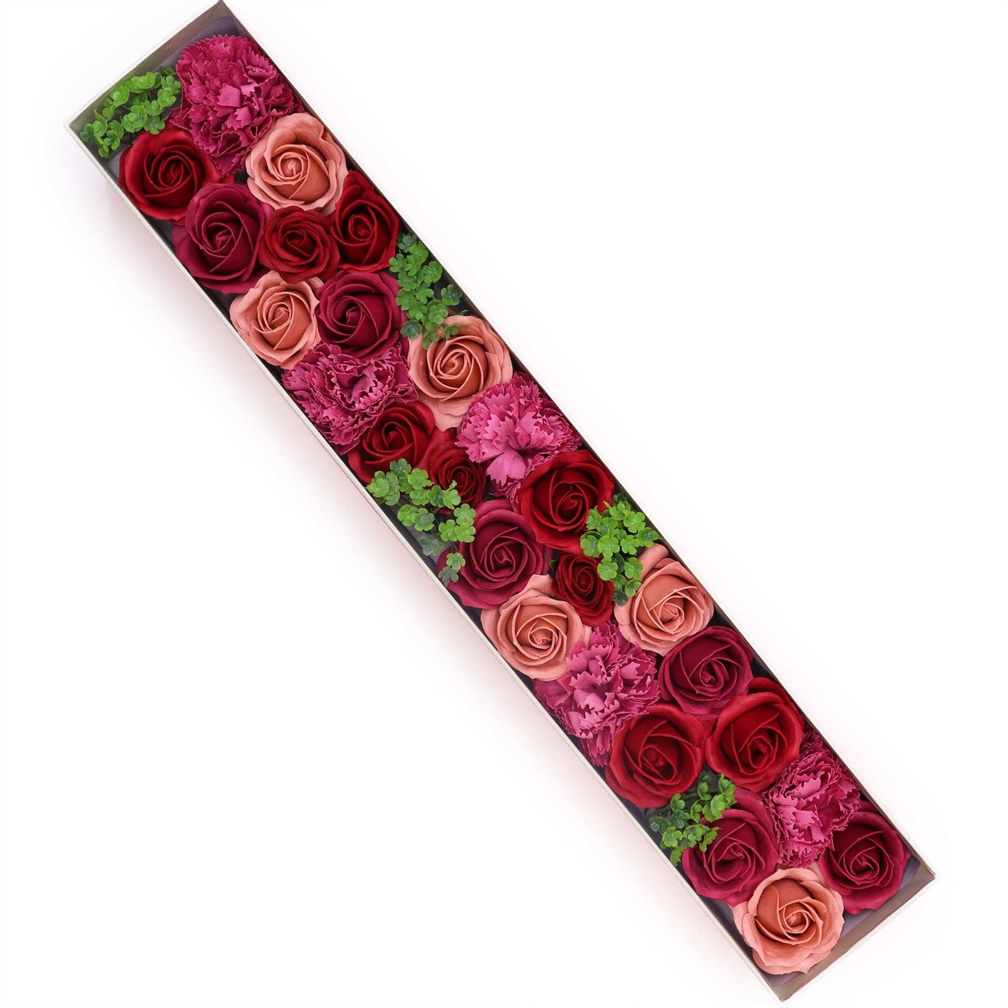 Extralange Schachtel mit Vintage Rosen