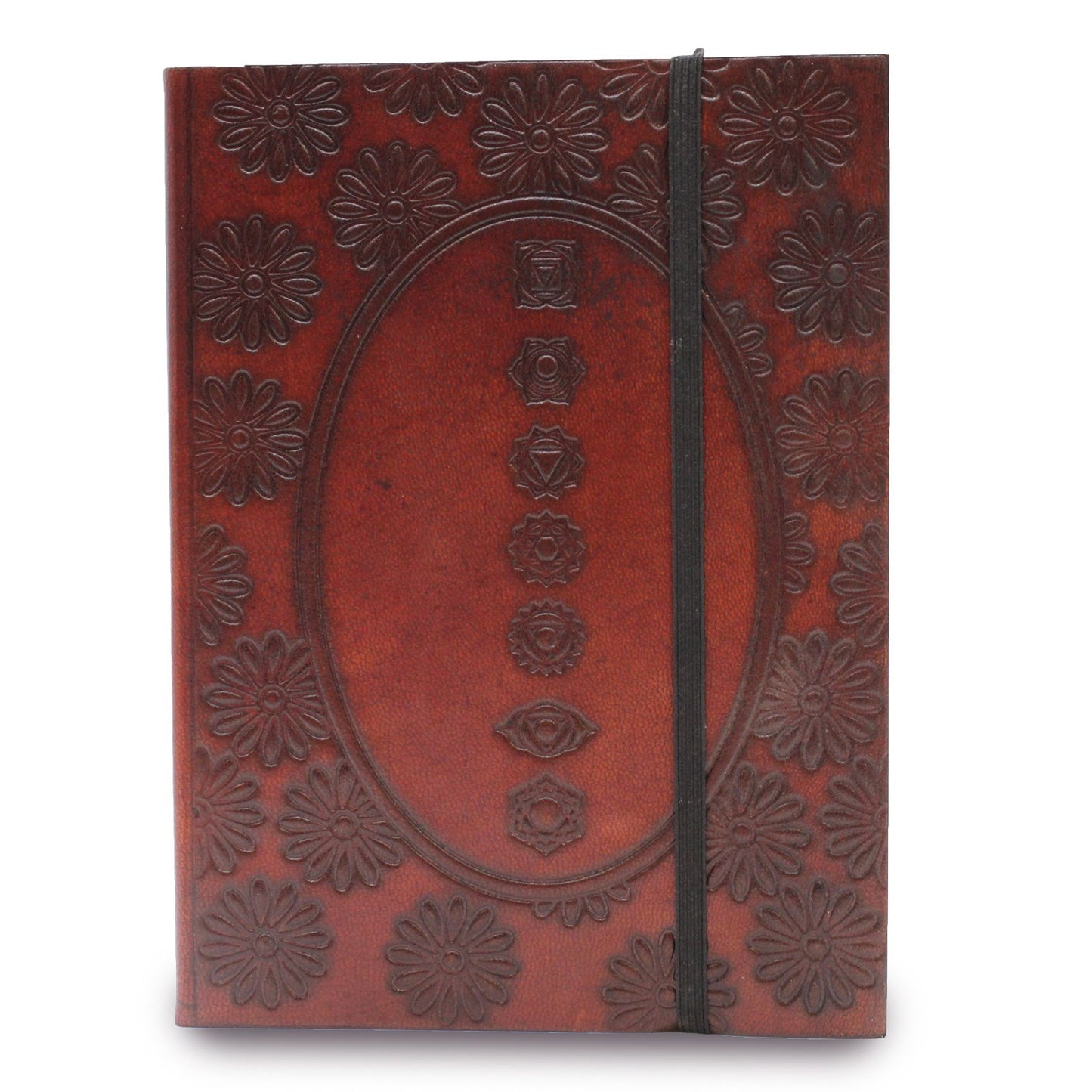 Kleines Notizbuch Mit Riemen - Chakra Mandala