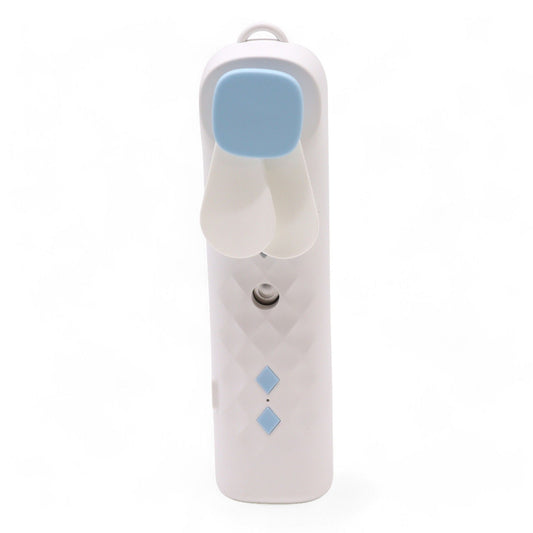 Weißer Nano Nebel Gesichtsventilator Und Sprühgerät USB Aufladbar