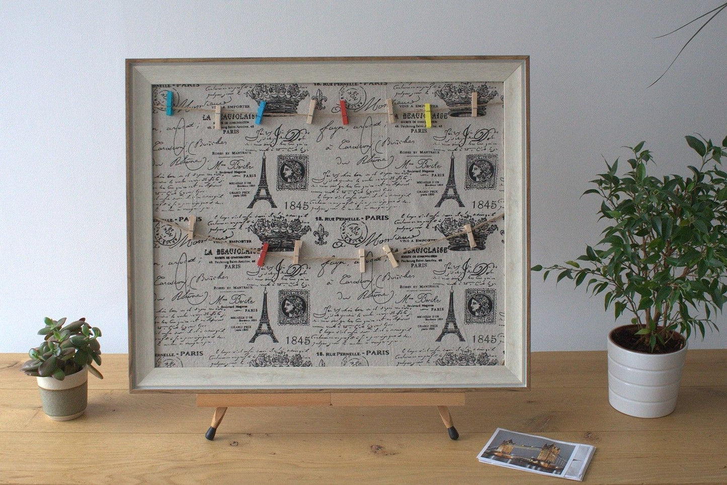 Lrg DIY Foto Rahmen Mit Wäscheklammern - Paris