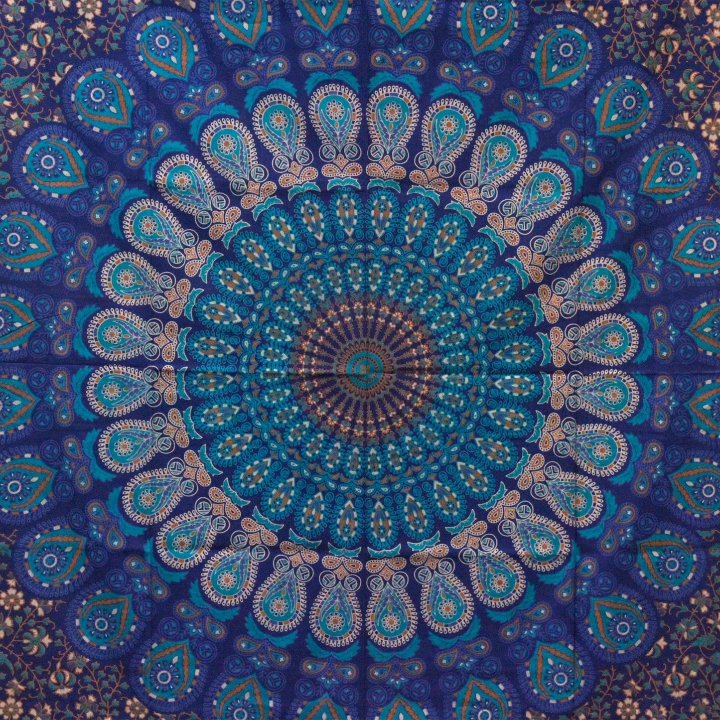 Einzelne Baumwollbettdecke Und Wandhänger Klassisches Mandala 130cm x 200cm