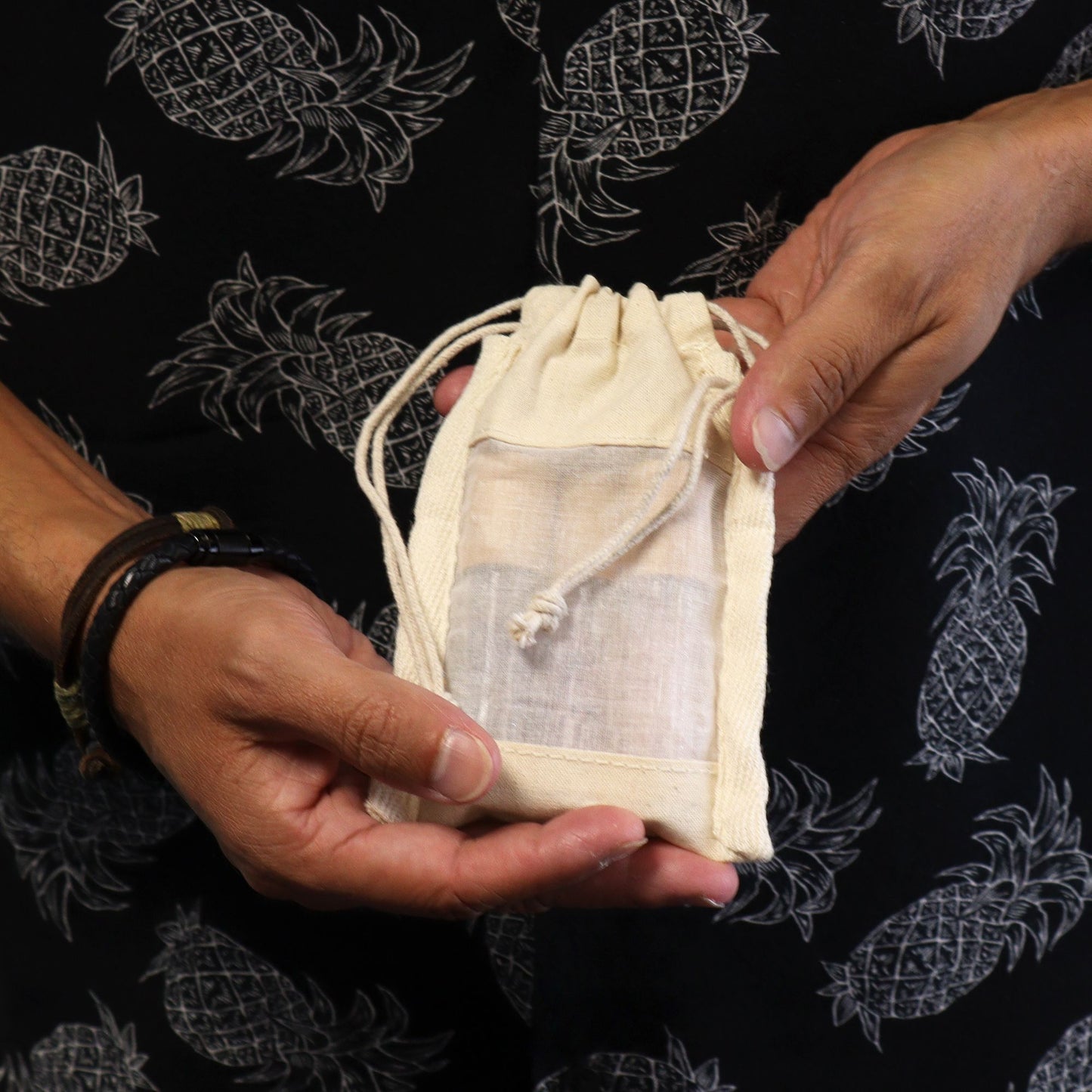 Kleine Baumwollfensterbeutel 10x15cm Umweltfreundlich Und Stabil