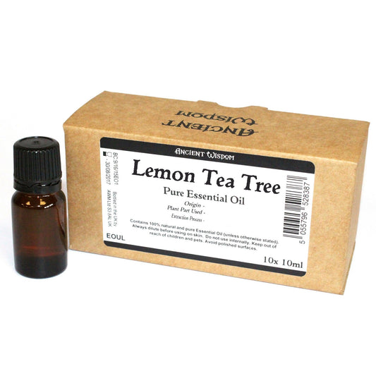 10x 10ml Zitronen Teebaum Unbeschriftet